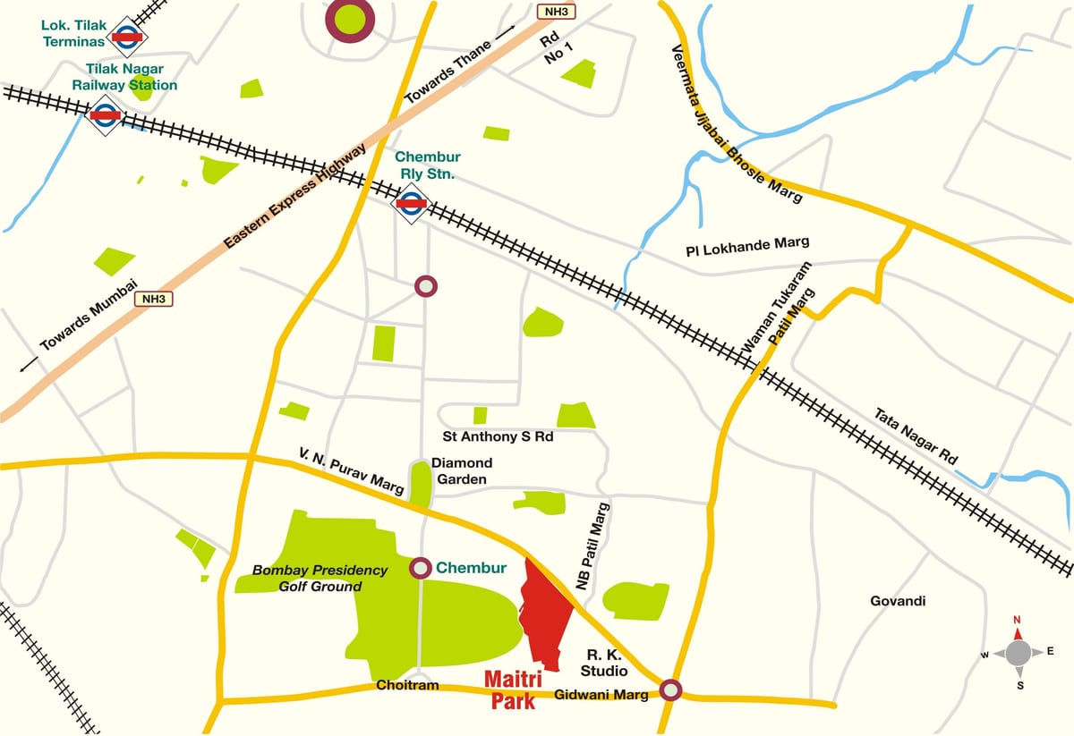 ممبئی Chembur نقشہ