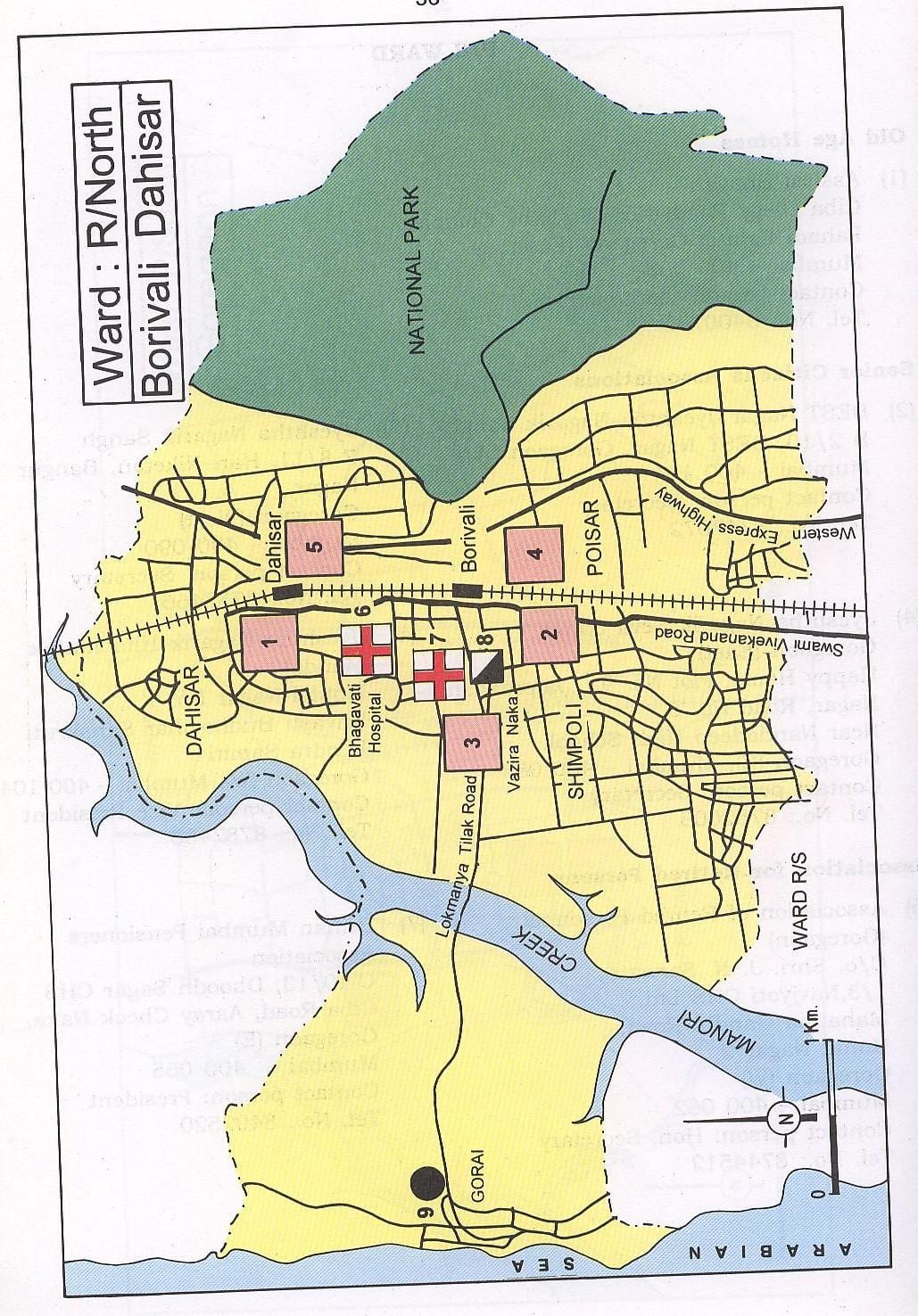 نقشہ کے Dahisar ممبئی