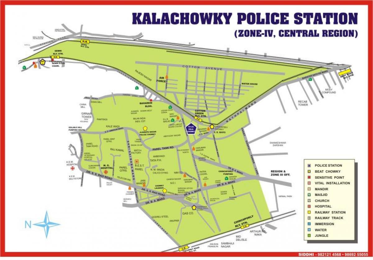 نقشہ کے Kalachowki ممبئی