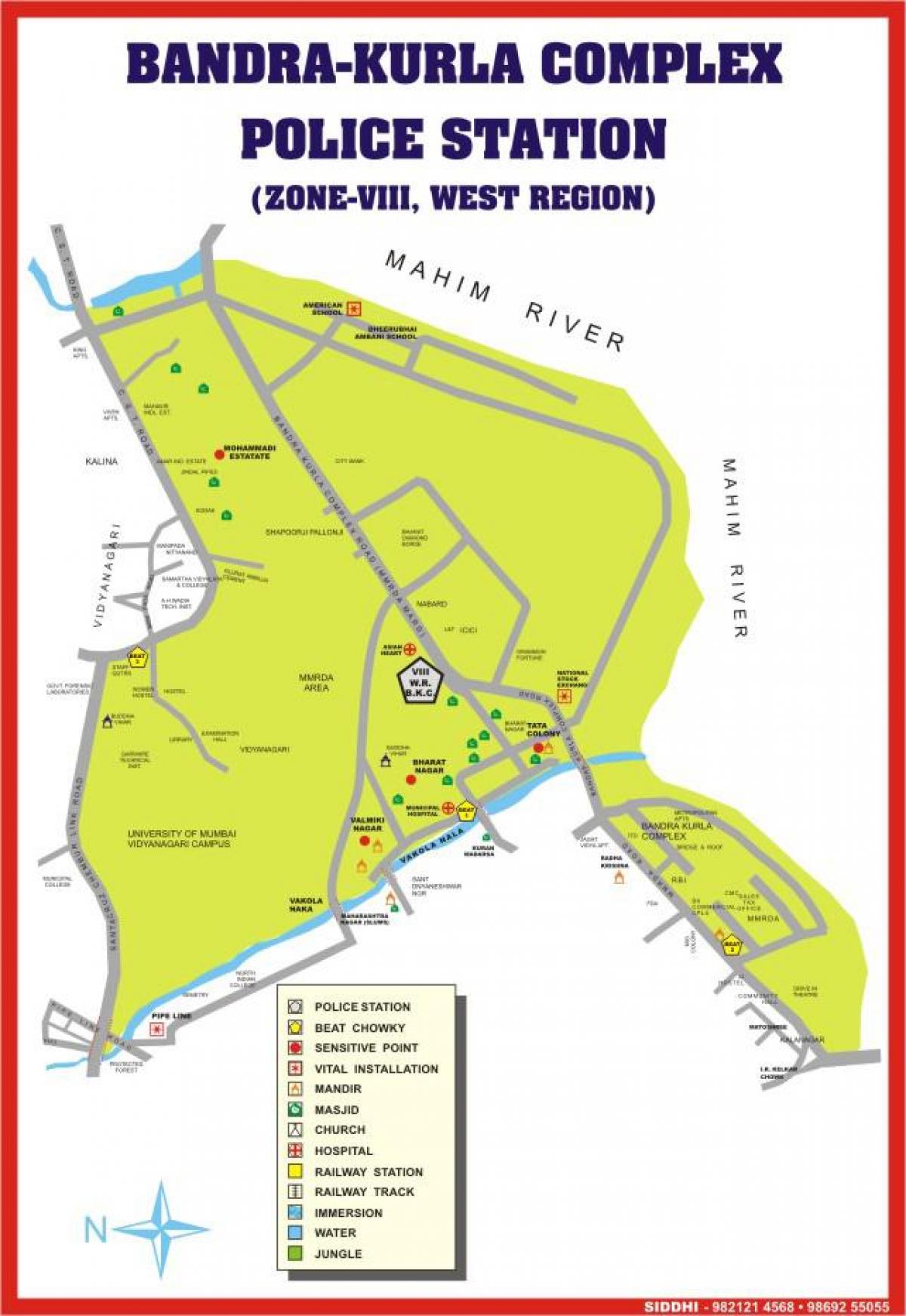 bkc ممبئی کا نقشہ
