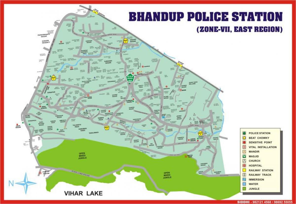 ممبئی Bhandup نقشہ