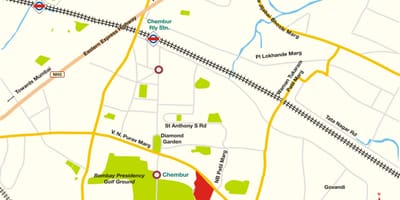 ممبئی Chembur نقشہ