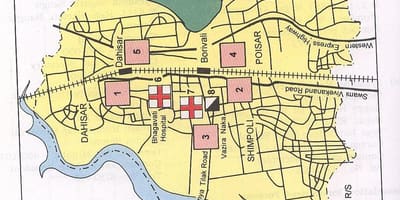 نقشہ کے Dahisar ممبئی