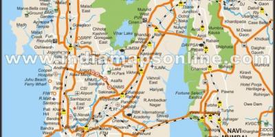 نقشہ ممبئی کے مقامی