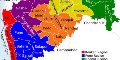 کا نقشہ مہاراشٹر ممبئی